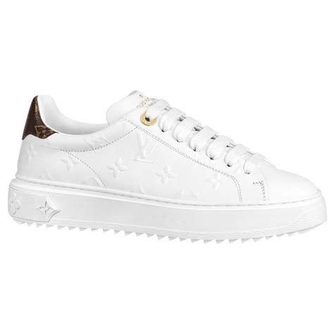 louis vuitton sneakers time out blanche|louis vuitton calfskin sneakers.